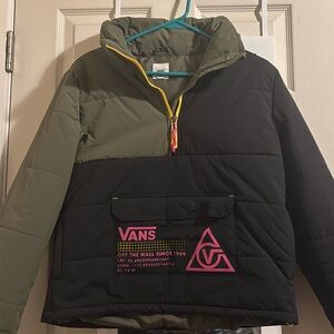 Vans Black and Olive Ski Jacket